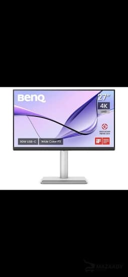 BenQ MA270U 27" 4K 3840x2160 Monitor for MacBook Pro/Air, Dual USB-C, 90W Power Delivery, Mac Color Match, USB Hub, Brightness and Volume Control on Mac, Adjustable Stand, P3 Color Gamut auction image